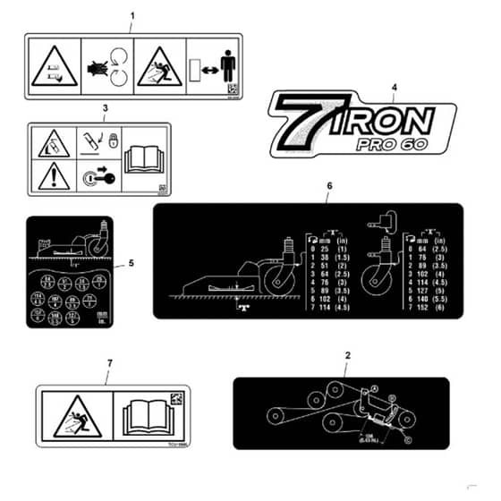 John Deere 1550 - PC12157 - Labels (070001 - ) - ST1026743