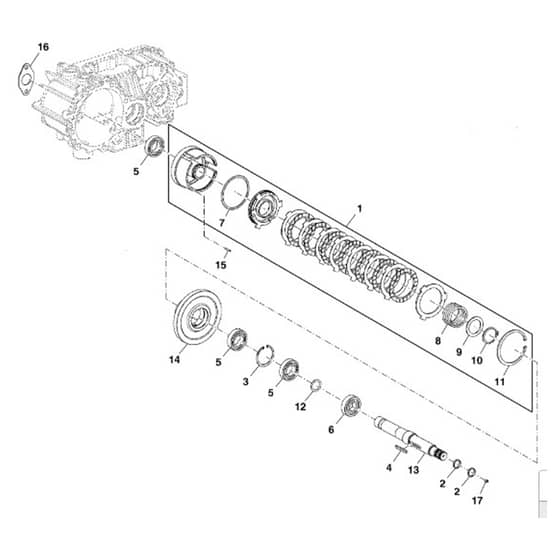 John Deere 1550 - PC12157 - Hydrostatic Transmission - ST786491