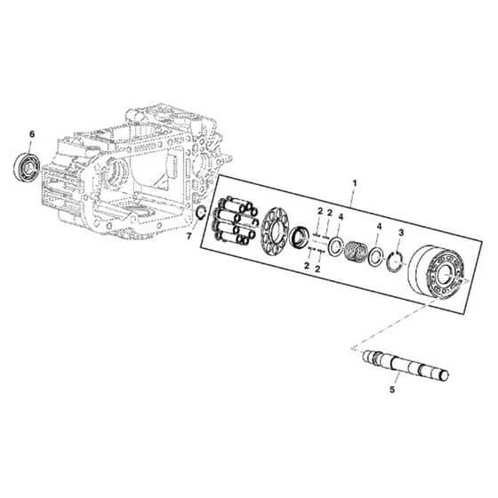 John Deere 1550 - PC12157 - Hydrostatic Transmission - ST786504