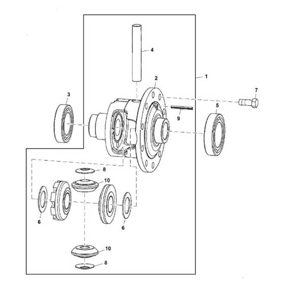John Deere 1550 - PC12157 - Differential Gear - ST786830