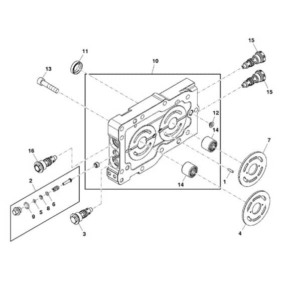 John Deere 1550 - PC12157 - Hydrostatic Transmission - ST786845