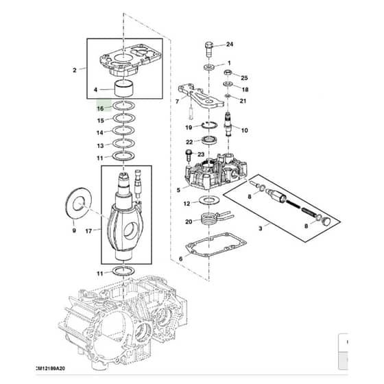 John Deere 1550 - PC12157 - Hydrostatic Transmission - ST786849