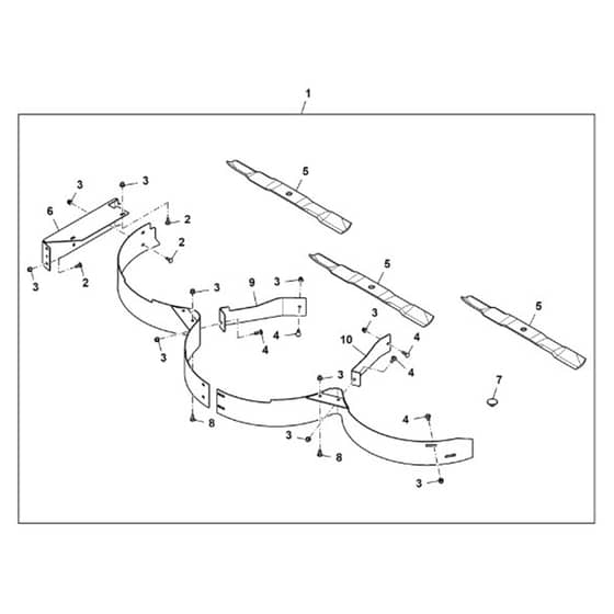 John Deere 1550 - PC12157 - Mulch Kit - ST787407