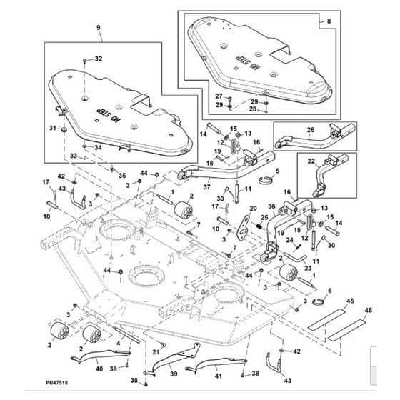 John Deere 1550 - PC12157 - Shift Linkage - ST788654