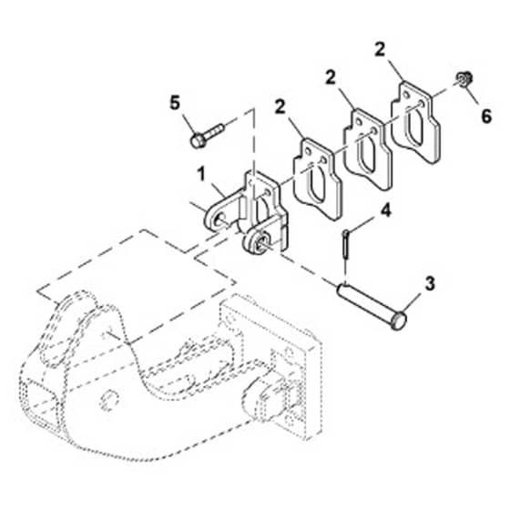 John Deere 1550 - PC12157 - Up Stop - ST788708