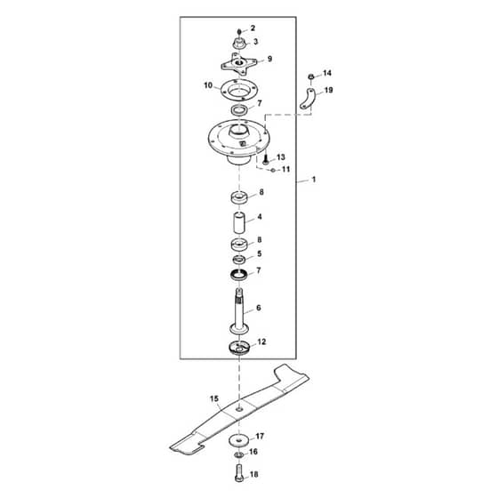 John Deere 1550 - PC12157 - Blade (020001 - ) - ST839241