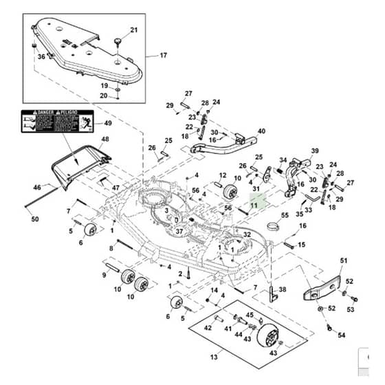 John Deere 1550 - PC12157 - Shift Linkage (030001 - ) - ST847206