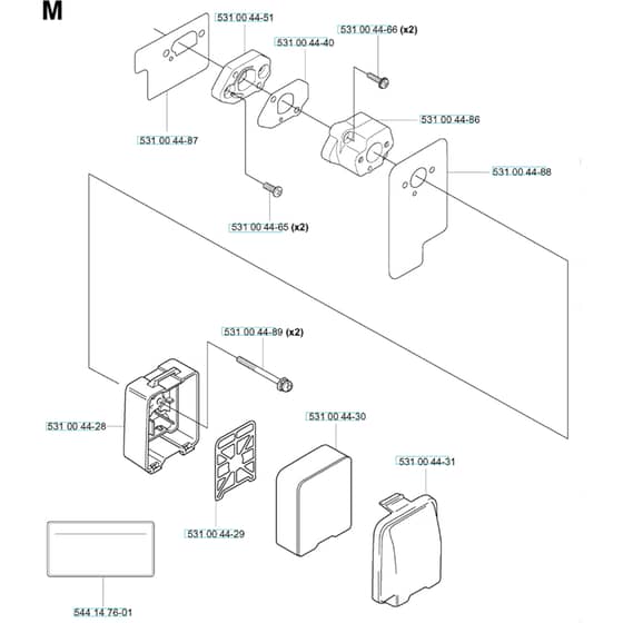 Husqvarna 155 BT - 20053300001-Current - US Air Filter
