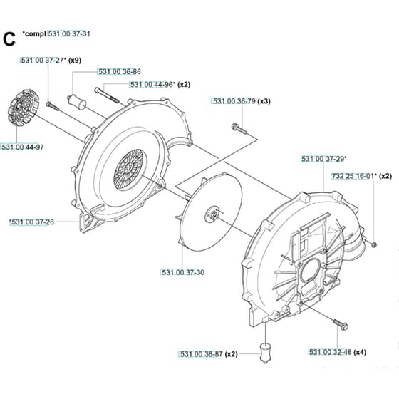 Husqvarna 155 BT - 20053300001-Current - US Fan