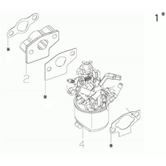 155 - Bertolini Tiller Carburettor Diagram