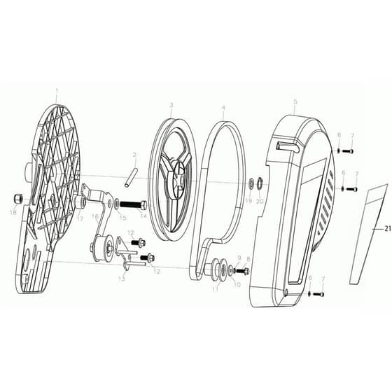 155 - Bertolini Tiller Hood Diagram