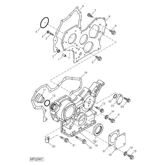 John Deere 1565 - PC10341 - Gear Case ( - 030000) - ST451923