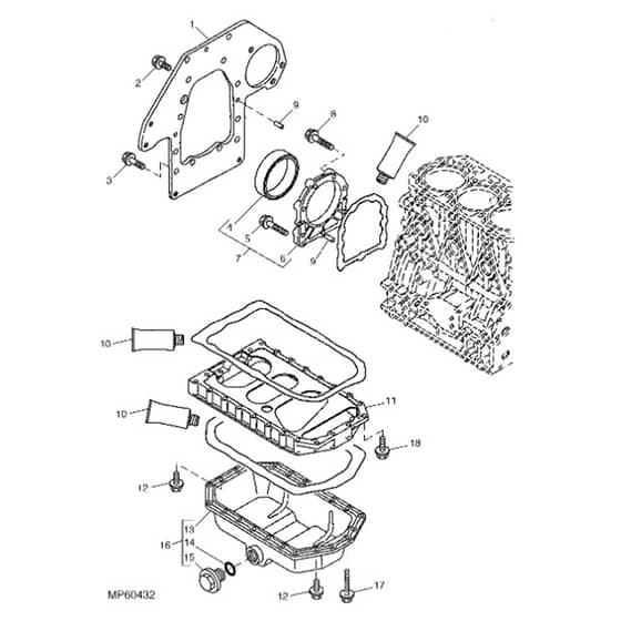 John Deere 1565 - PC10341 - Mounting Flange (030001 - ) - ST451936