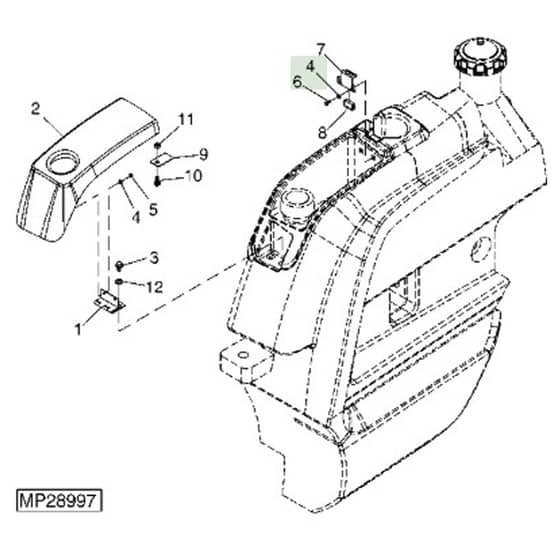 John Deere 1565 - PC10341 - Storage Box ( - 020000) - ST451965