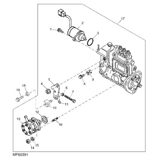 John Deere 1565 - PC10341 - Fuel Injection ( - 030000) - ST451974