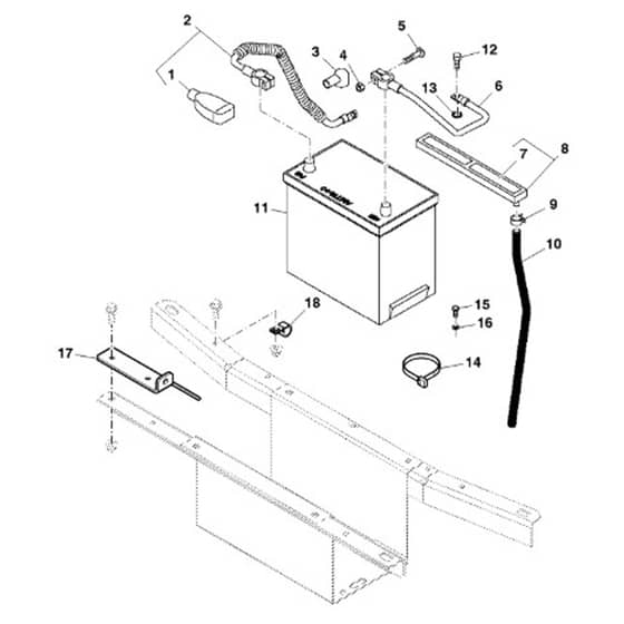 John Deere 1565 - PC10341 - Battery - ST451995