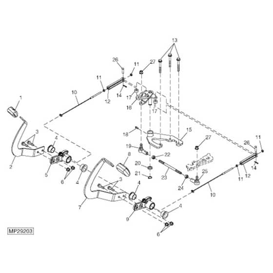 John Deere 1565 - PC10341 - Hydrostatic Control - ST452034