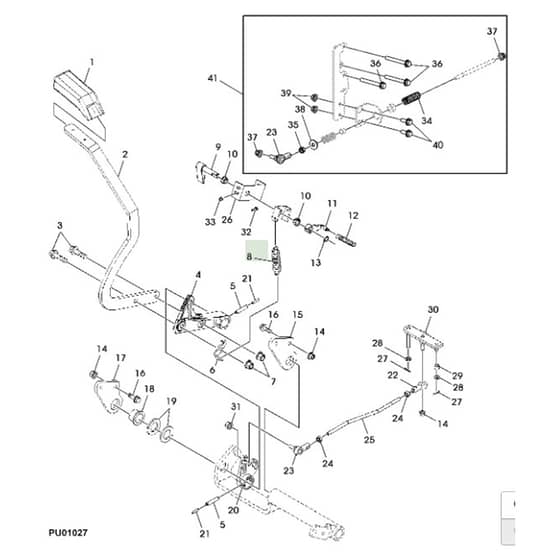 John Deere 1565 - PC10341 - Master Brake - ST452053