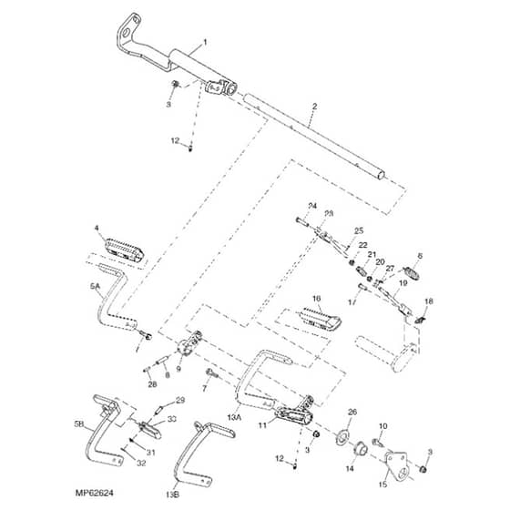 John Deere 1565 - PC10341 - Turn Brake - ST452054