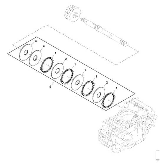 John Deere 1565 - PC10341 - Pto Brake - ST452055