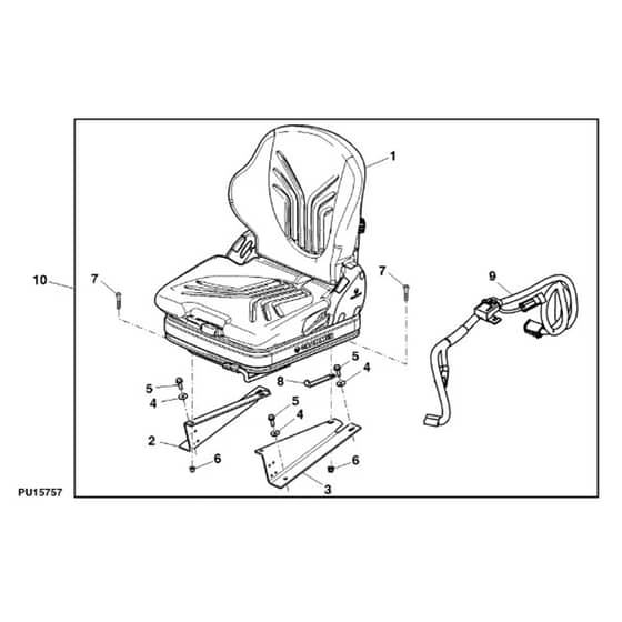 John Deere 1565 - PC10341 - Grammer Air - ST452115