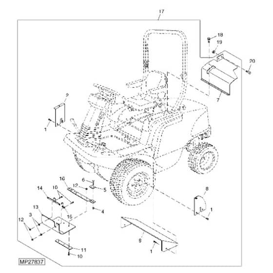 John Deere 1565 - PC10341 - Vehicle Enclosure - ST452117
