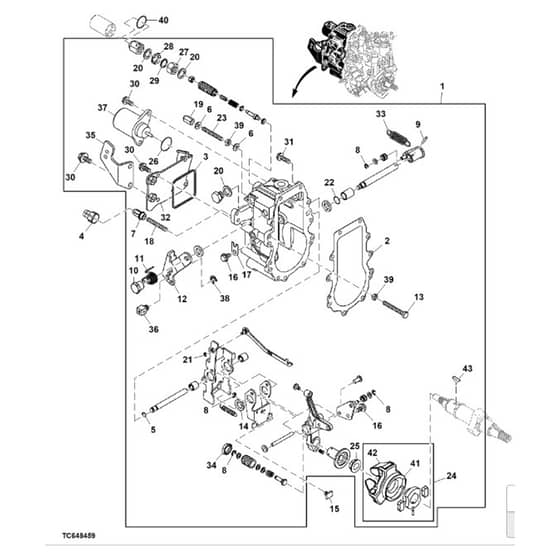 John Deere 1565 - PC10341 - Fuel Injection (2/2) (070001 - ) - ST937304