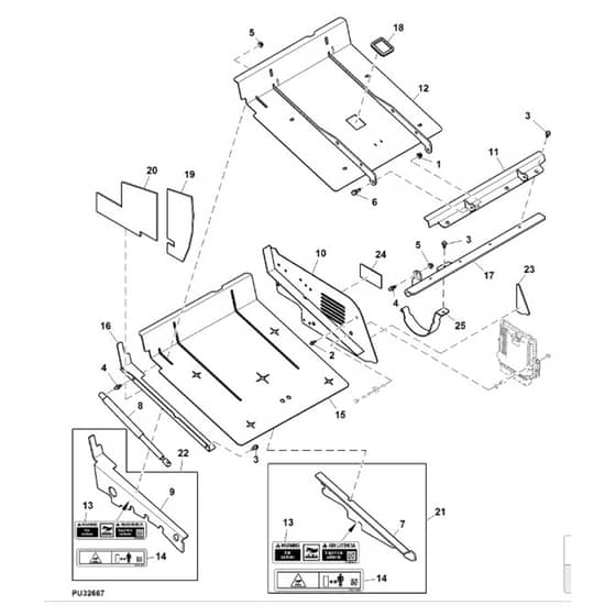 John Deere 1570 - PC12158 - Operator Station - ST776047