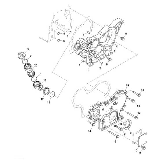 John Deere 1570 - PC12158 - Gear Housing - ST783575