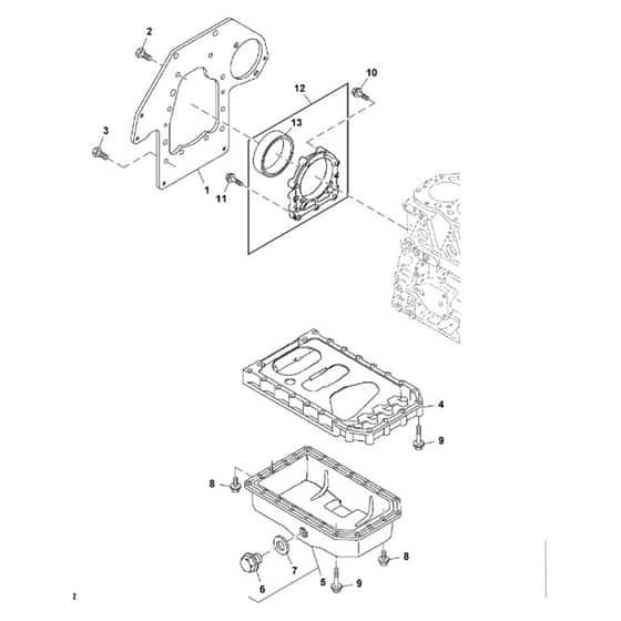 John Deere 1570 - PC12158 - Mounting Flange - ST783691