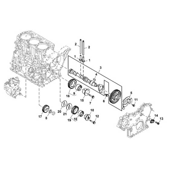 John Deere 1570 - PC12158 - Camshaft - ST783749