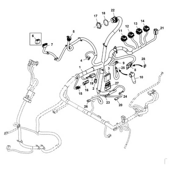 John Deere 1570 - PC12158 - Chassis Wiring (2/2) - ST784846