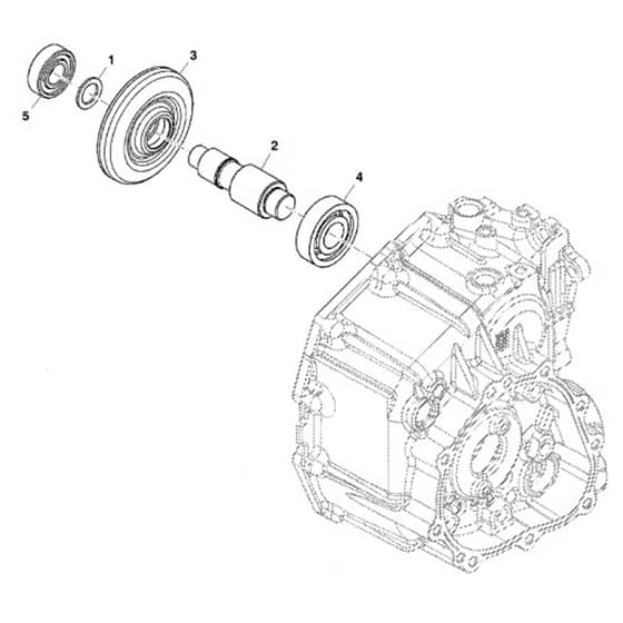 John Deere 1570 - PC12158 - Reduction Shaft - ST786829