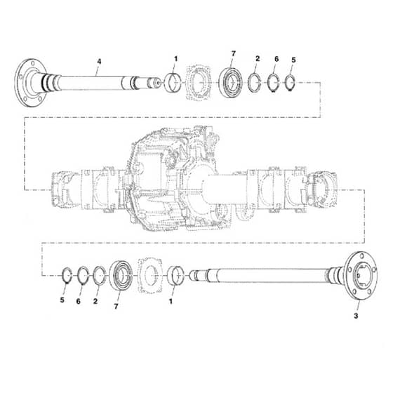 John Deere 1570 - PC12158 - Axle Shaft - ST786836
