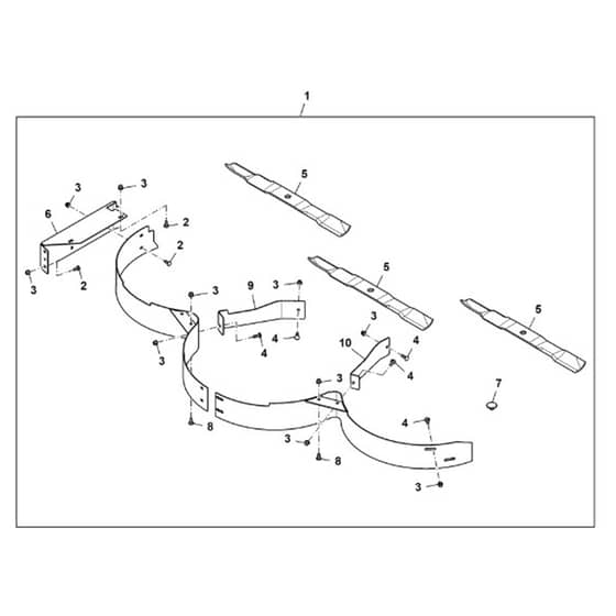 John Deere 1570 - PC12158 - Mulch Kit - ST787407