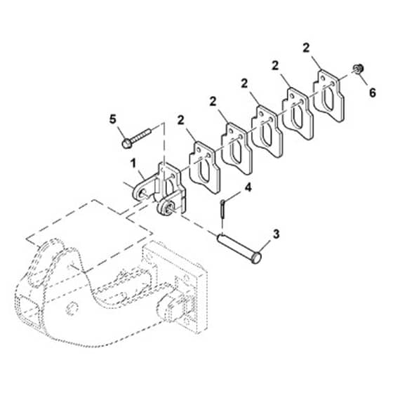 John Deere 1570 - PC12158 - Up Stop - ST788886