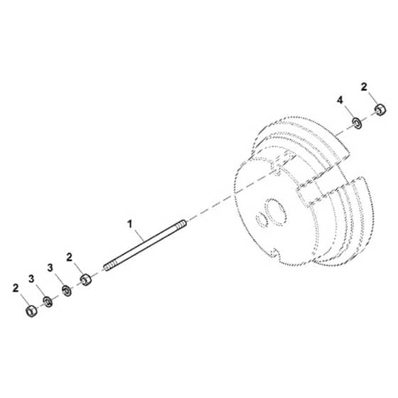 John Deere 1570 - PC12158 - Weight Mounting - ST918700