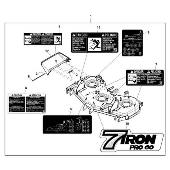 John Deere 1570 - PC12158 - Mower Deck - ST945810