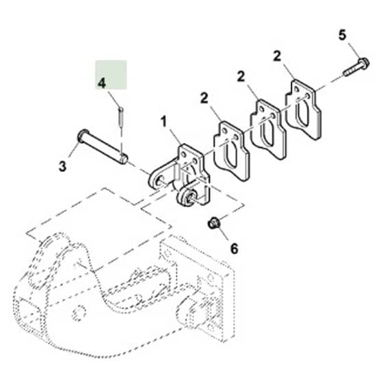 John Deere 1570 - PC12158 - Up Stop - ST946208