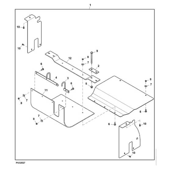 John Deere 1570 - PC12158 - Vehicle Enclosure - ST946210