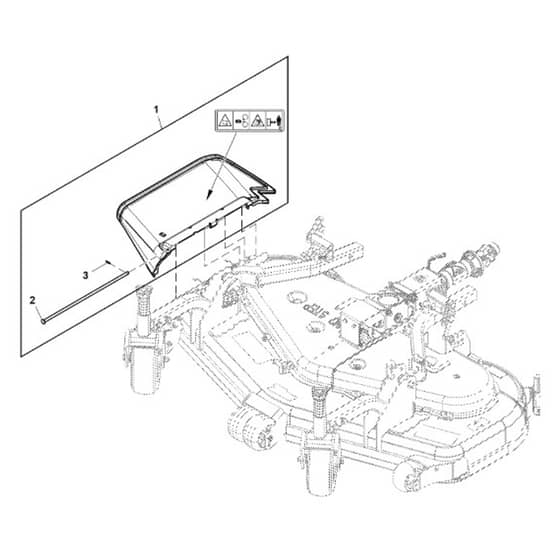 John Deere 1570 - PC12158 - Discharge Chute (030001 - ) - ST974885