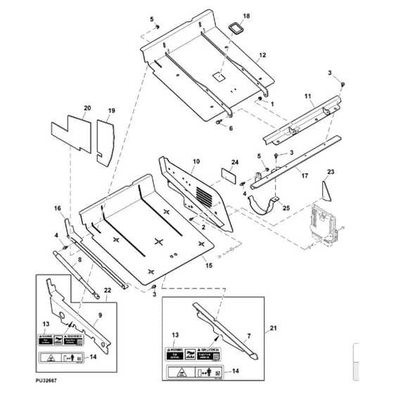 John Deere 1575 - PC12159 - Operator Station - ST776047