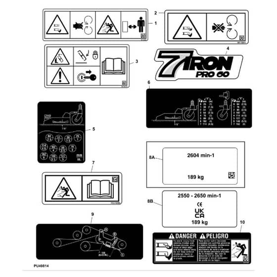 John Deere 1575 - PC12159 - Labels - ST785890