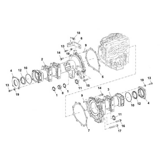 John Deere 1575 - PC12159 - Axle Housing - ST786832