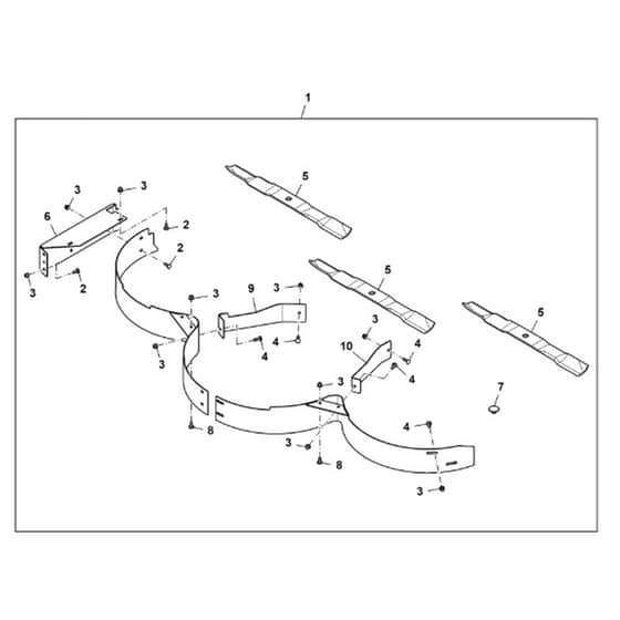 John Deere 1575 - PC12159 - Mulch Kit - ST787407