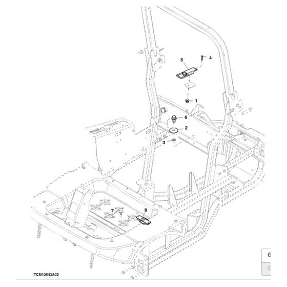 John Deere 1575 - PC12159 - Latch - ST788622