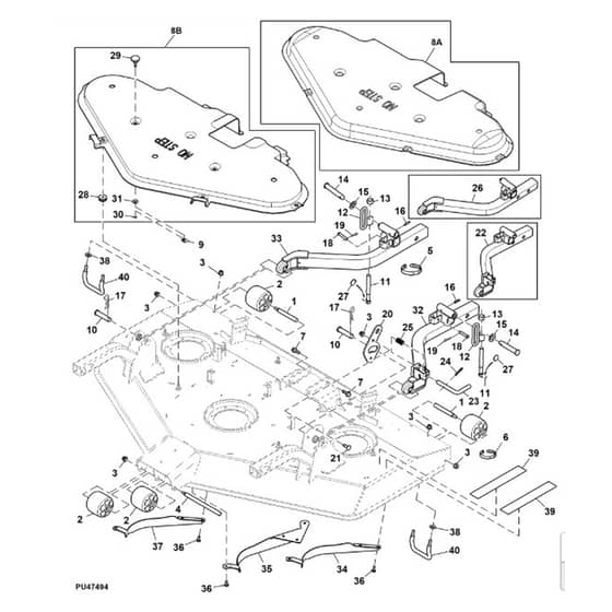 John Deere 1575 - PC12159 - Shift Linkage - ST788654
