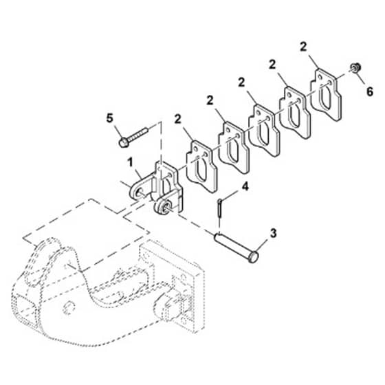 John Deere 1575 - PC12159 - Up Stop - ST788886
