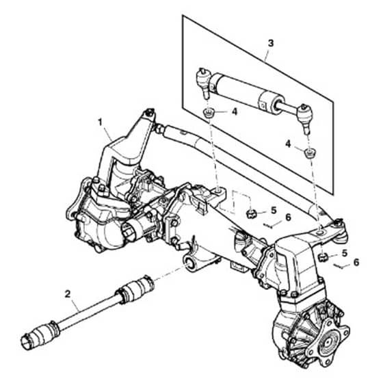 John Deere 1575 - PC12159 - Drive Axle - ST789335