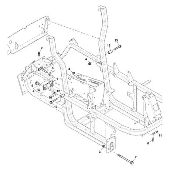 John Deere 1580 - PC12160 - Frame Mountings - ST774199